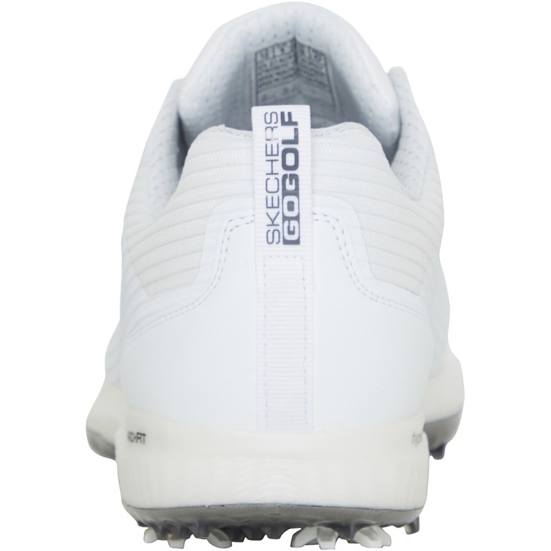 SKECHERS Mens Go Golf Pro 5 Hyper Arch Fit Waterproof Golf Shoes White/Grey