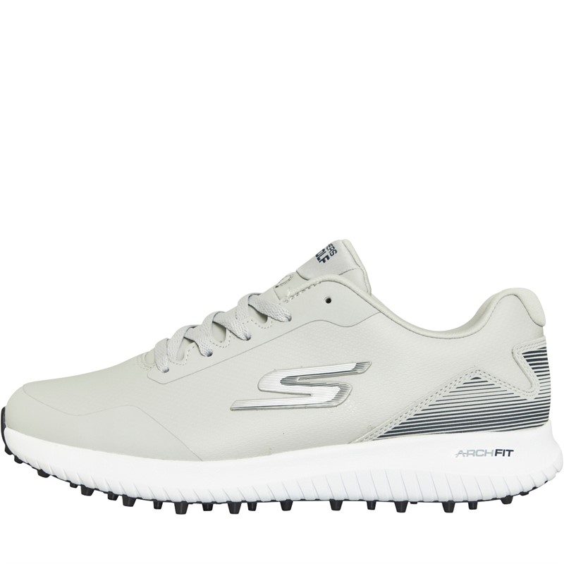 SKECHERS Mens Go Golf Max 2 Arch Fit Waterproof Golf Shoes Grey/Navy