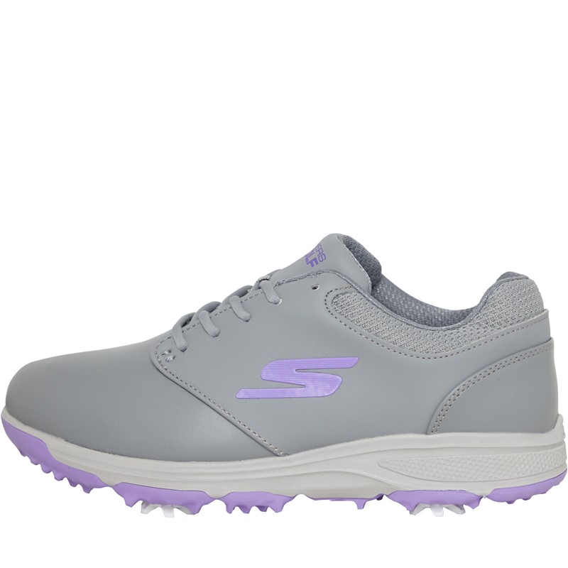 Buy SKECHERS Womens Go Golf Jasmine Waterproof Golf Shoes Grey Purple