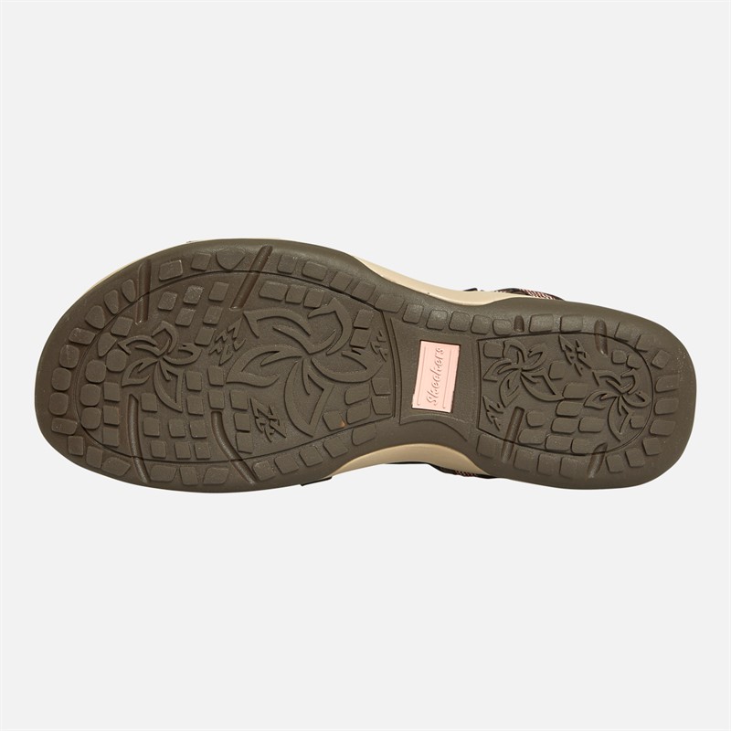 SKECHERS Sandales Reggae Sun Array Femme Marron