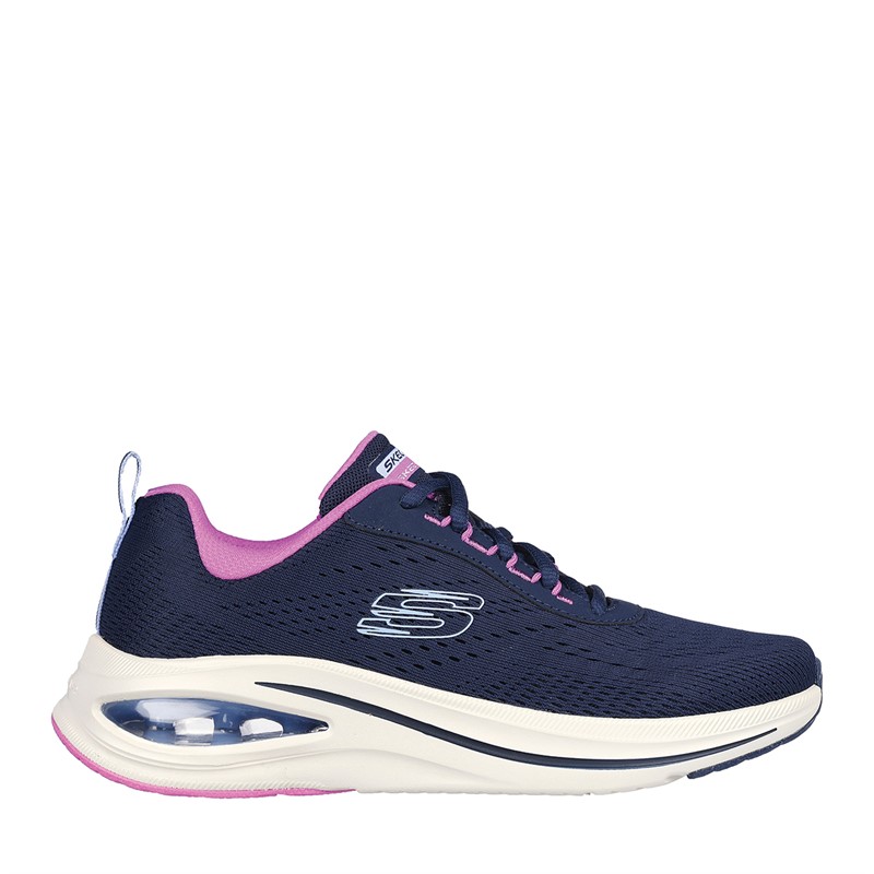 SKECHERS Damen Skech Air Meta Sneaker Navy/Mehrfarbig