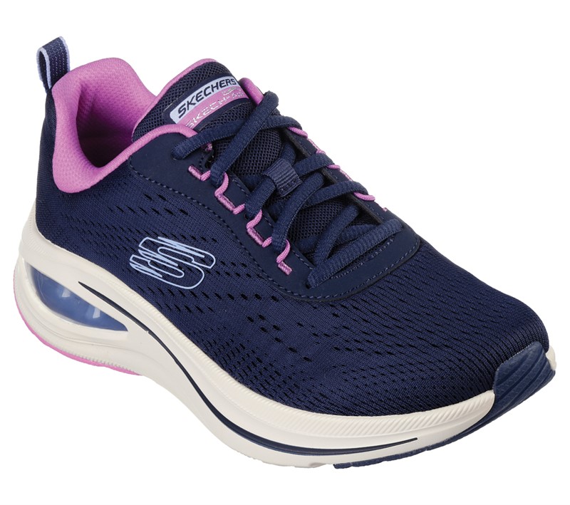 SKECHERS Damen Skech Air Meta Sneaker Navy/Mehrfarbig