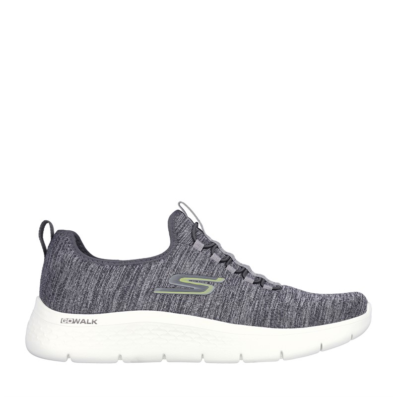 SKECHERS Sneakers Homme Go Walk Flex Ultra Gris Lime