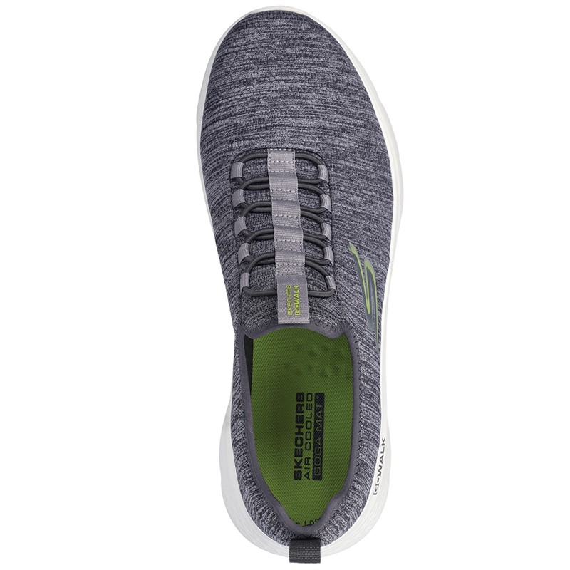 SKECHERS Herresko Go Walk Flex Ultra Sneakers Grå/Lime