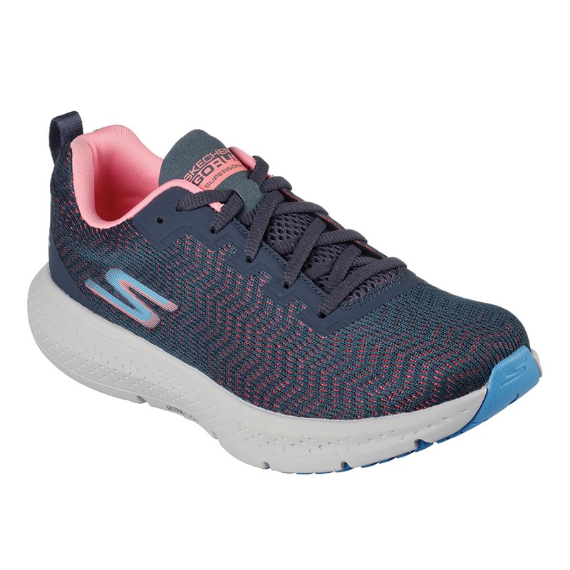 SKECHERS Chaussures de course Go Run Supersonic Femme Charcoal Pink