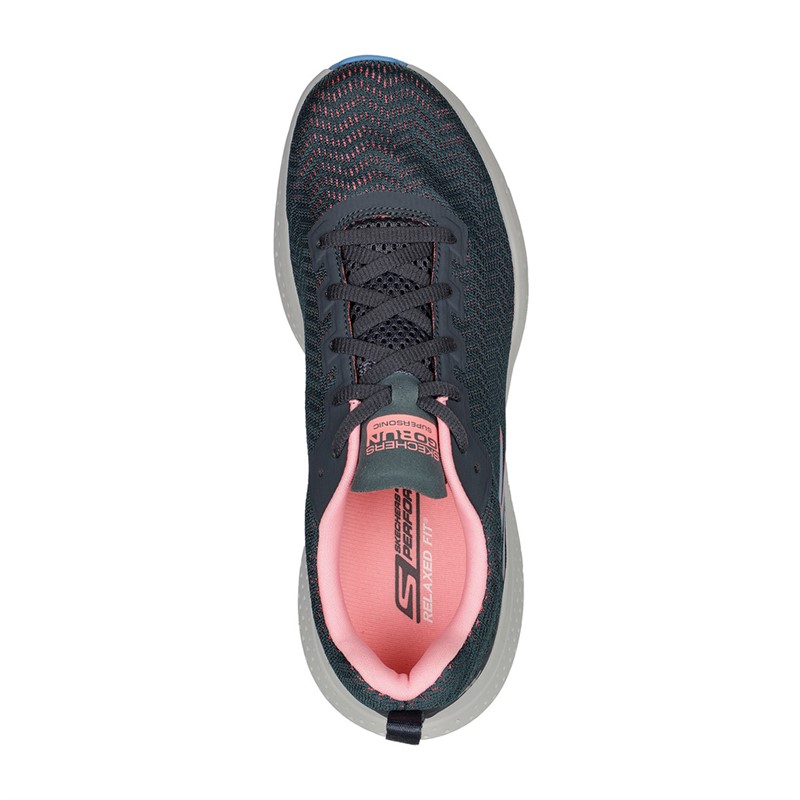 SKECHERS Chaussures de course Go Run Supersonic Femme Charcoal Pink