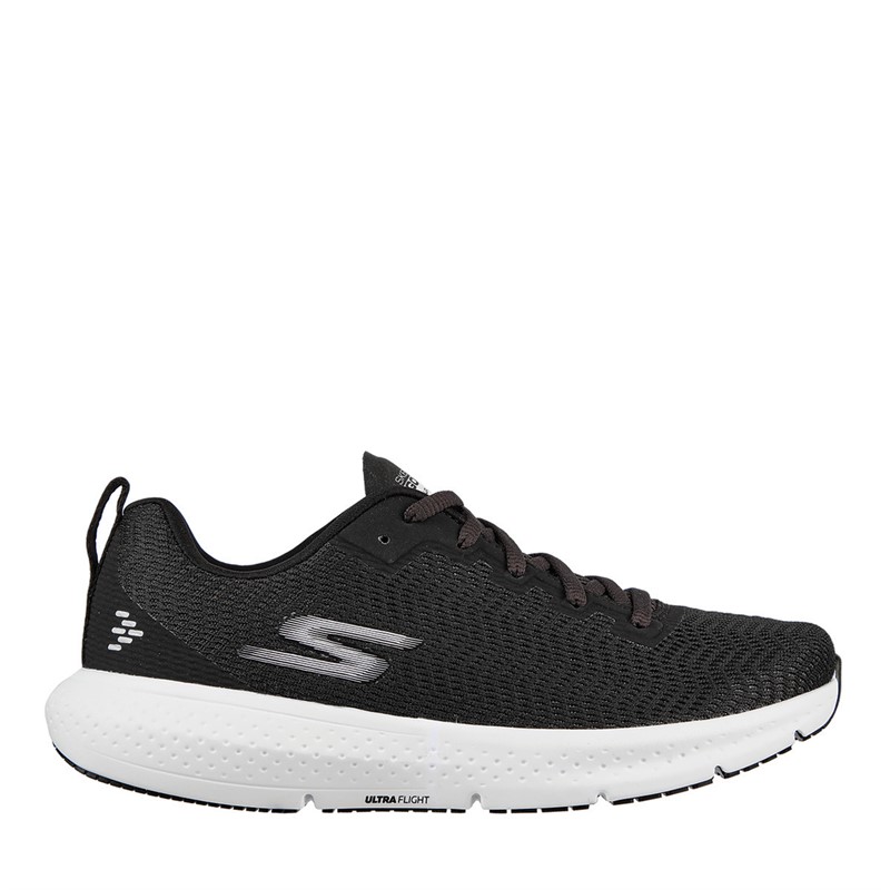 SKECHERS Chaussures de course Go Run Supersonic Femme Noir/Blanc