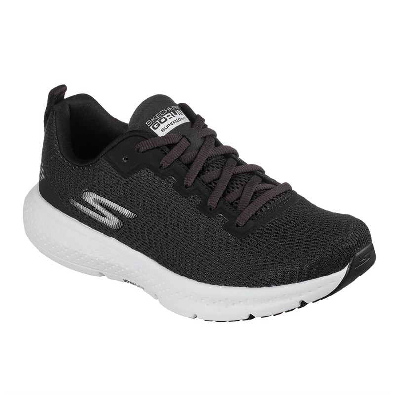 SKECHERS Chaussures de course Go Run Supersonic Femme Noir/Blanc