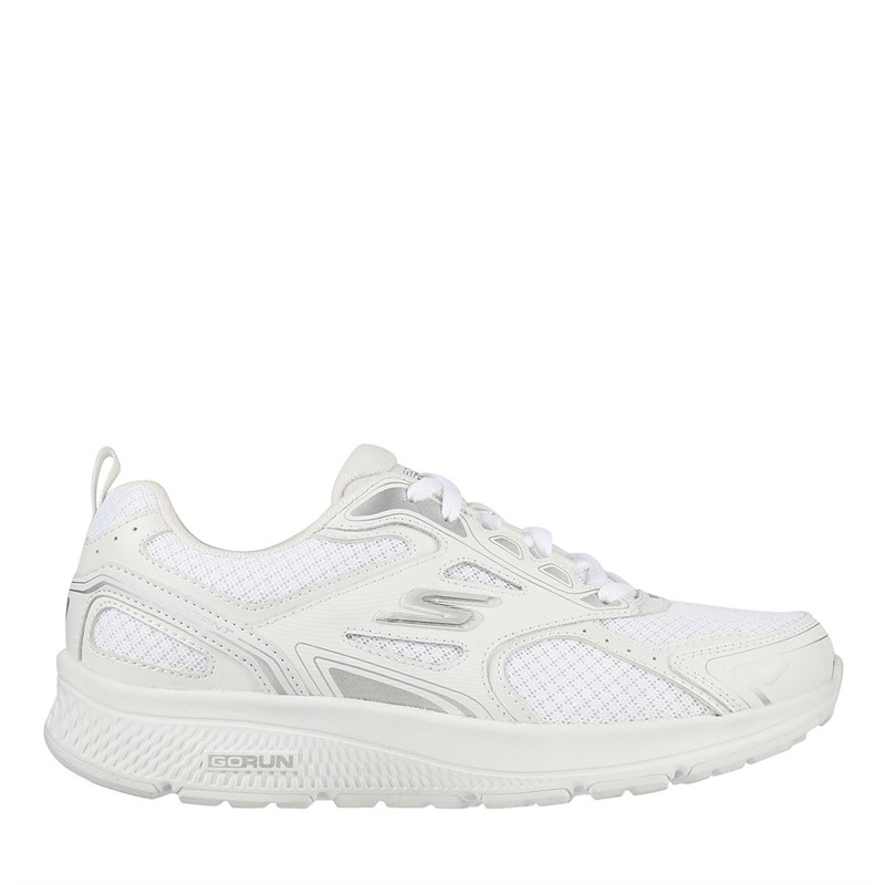 SKECHERS Chaussures de course Skechers Go Run Consistent Femme Blanc Argent