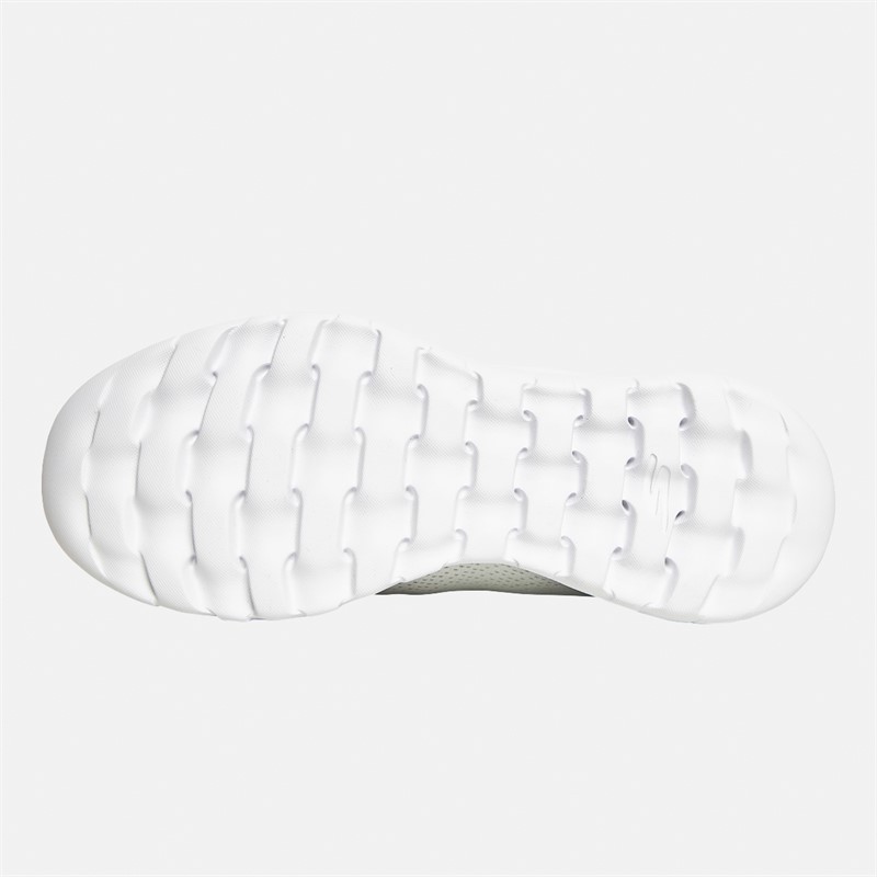SKECHERS Womens Go Walk Joy Aurelia Trainers White/White