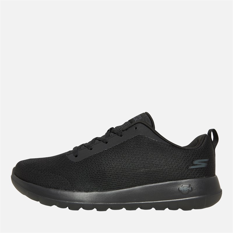 SKECHERS Mens Go Walk Max Adir Trainers Black/Black