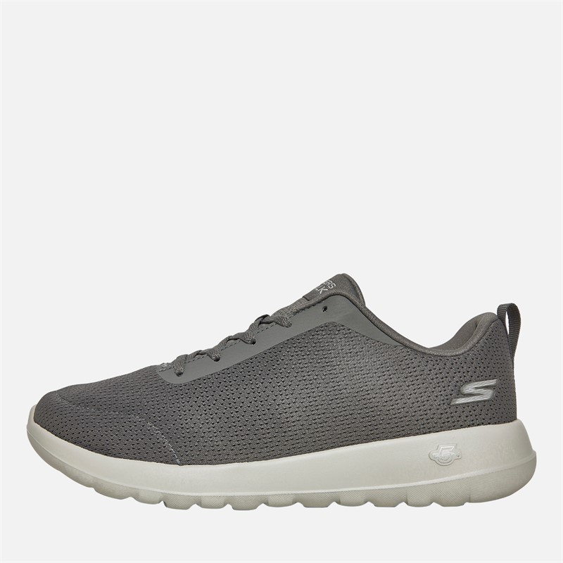 SKECHERS Mens Go Walk Max Adir Trainers Charcoal/White - Size 8