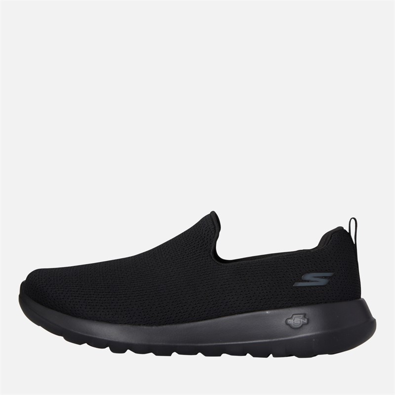 SKECHERS Mens Go Walk Max Ben Trainers Black/Black - Size 9