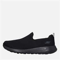 SKECHERS Mens Go Walk Slip-On Trainers Max Ben Black/Black