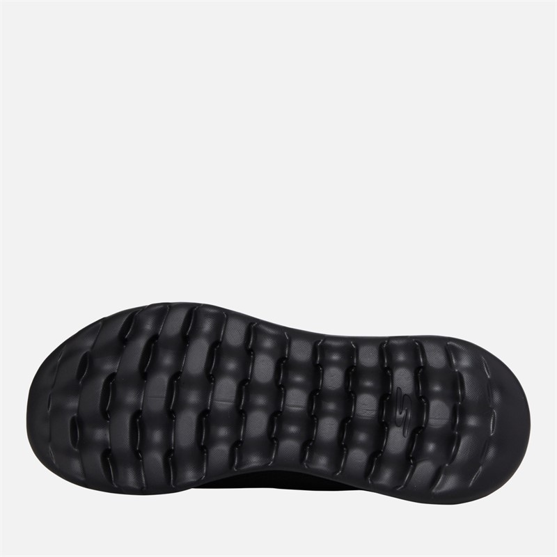 SKECHERS Mens Go Walk Max Ben Trainers Black/Black