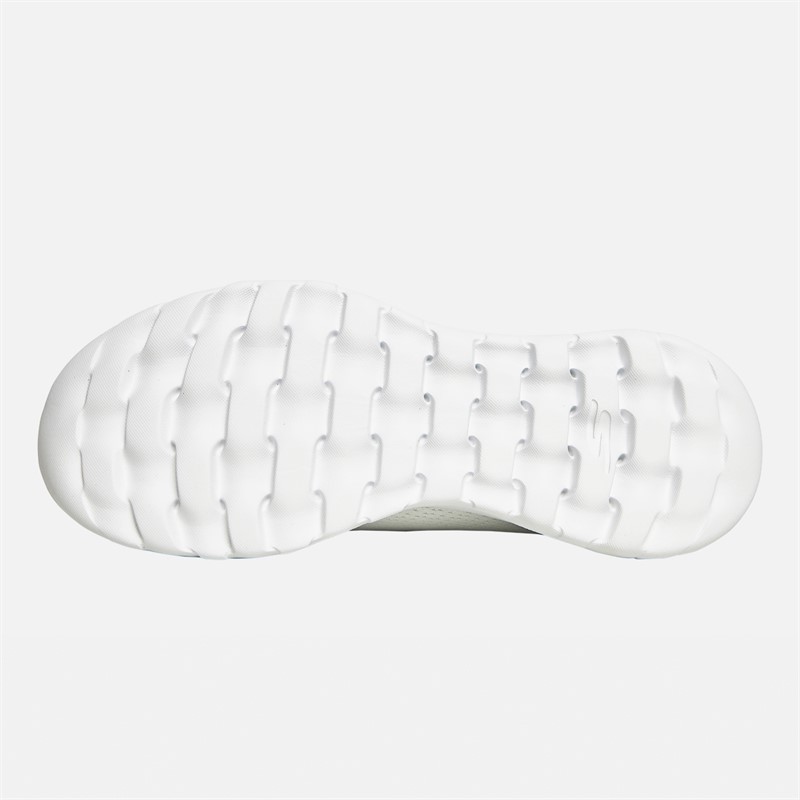SKECHERS Womens Go Walk Joy Jaylene Trainers White/White