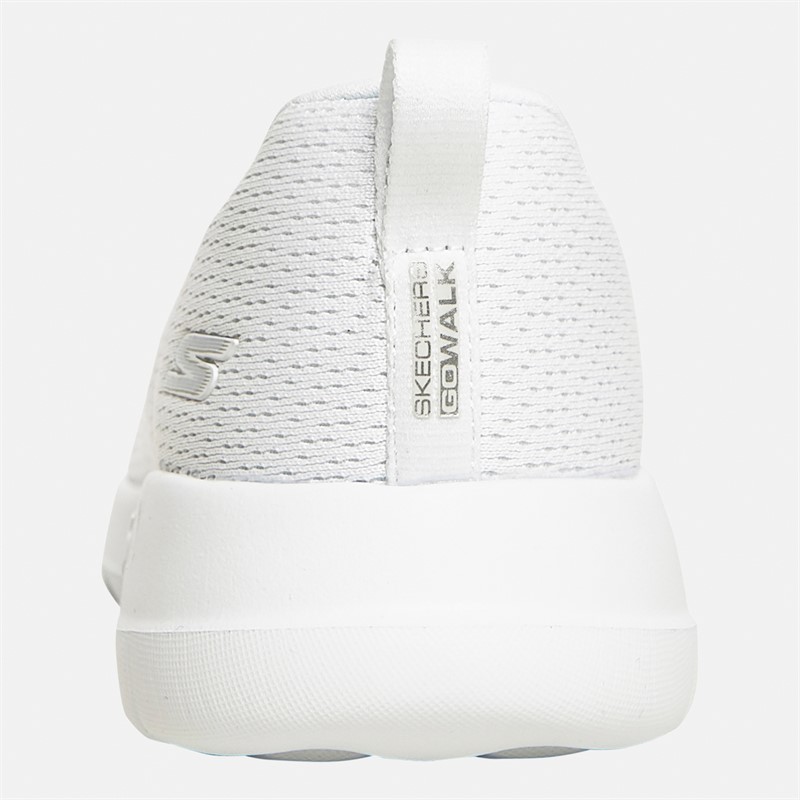 SKECHERS Womens Go Walk Joy Jaylene Trainers White/White