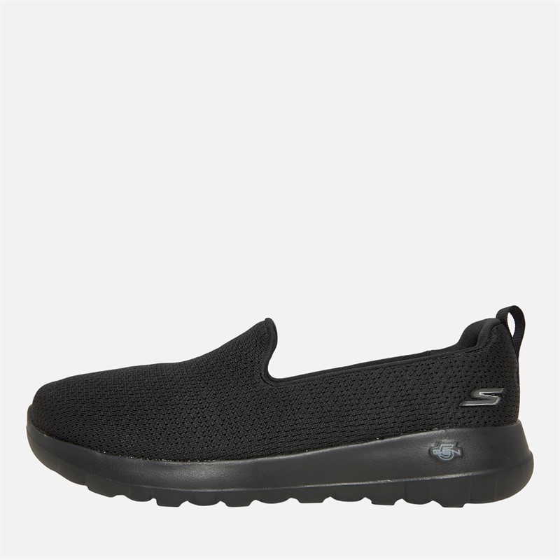 SKECHERS Womens Go Walk Joy Jaylene Trainers Black/Black