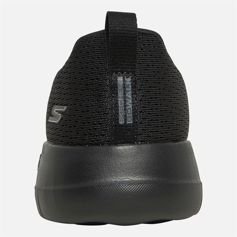 SKECHERS Womens Go Walk Joy Jaylene Trainers Black/Black