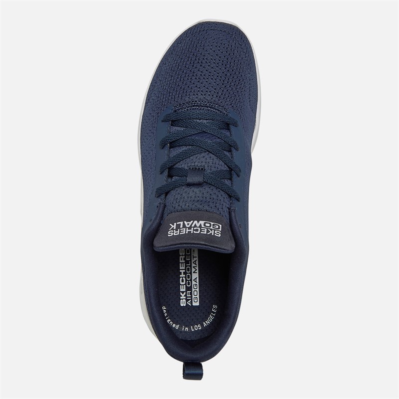 SKECHERS Womens Go Walk Joy Aurelia Trainers Navy/White