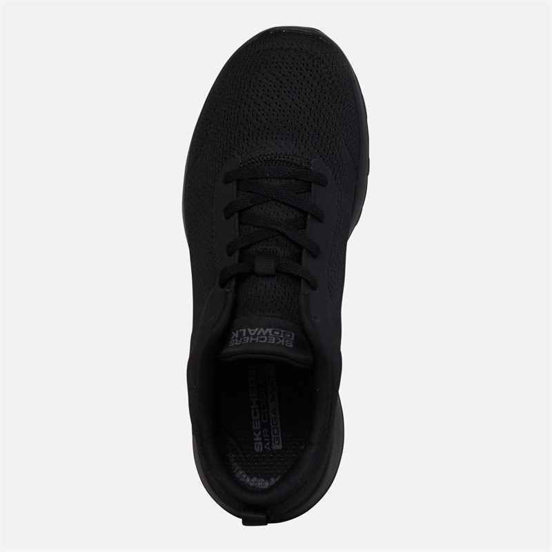 SKECHERS Womens Go Walk Joy Aurelia Trainers Black/Black