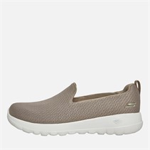 SKECHERS Womens Go Walk Joy Jaylene Trainers Taupe/White