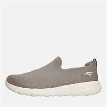 SKECHERS Mens Go Walk Max Ben Trainers Taupe/White