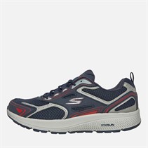 SKECHERS Mens Go Run Consistent Trainers Navy/Red