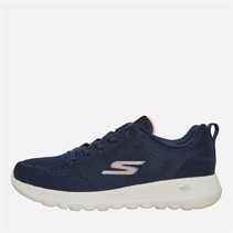 SKECHERS Womens Go Walk Joy Violet Trainers Navy/Pink