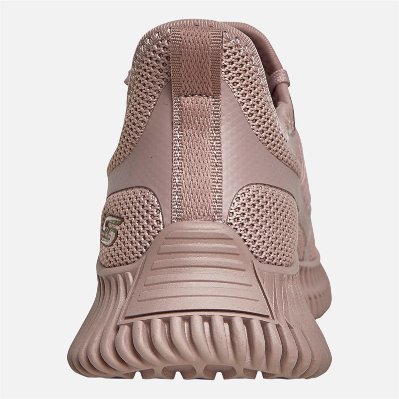 SKECHERS Womens Bobs Sport Geo New Aesthetics Trainers Rose