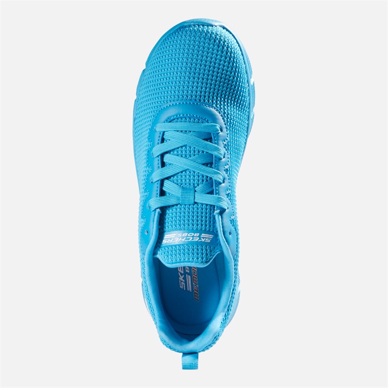 SKECHERS Womens Bobs Sport B Flex Visionary Essence Trainers Turquoise