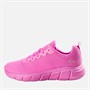 SKECHERS Womens Skechers Bobs Sport B Flex Visionary Essence Trainers Hot Pink