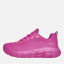 SKECHERS Womens Skechers Bobs Sport B Flex Visionary Essence Trainers Hot Pink