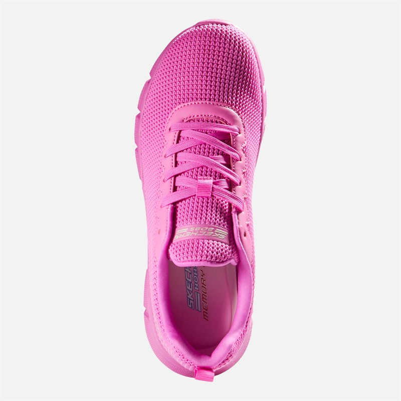 SKECHERS Womens Skechers Bobs Sport B Flex Visionary Essence Trainers Hot Pink