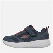 SKECHERS Junior Boys Go Run 400 V2 Goltran Trainers Navy/Red