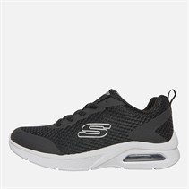 SKECHERS Boys Microspec Max Kaptix Trainers Black/White