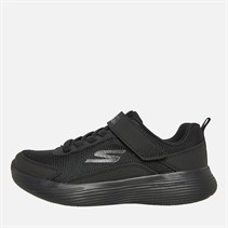 SKECHERS Boys Go Run 400 V2 Strarvo Trainers Black/Black