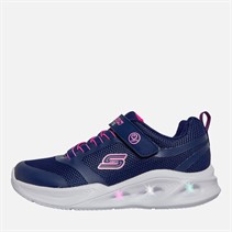 SKECHERS Turnschuhe Mädchen in Marineblau mit Solar Glow Lights