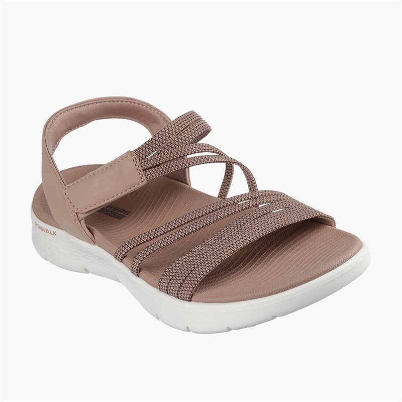SKECHERS Sandales Go Walk Flex Femme Natural