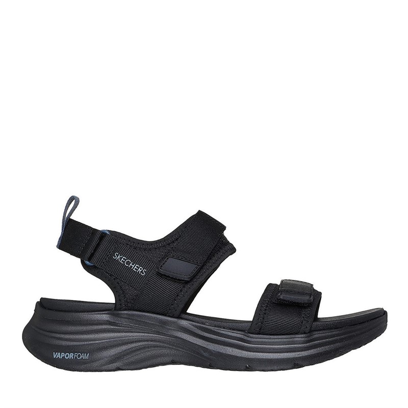 SKECHERS Piankowe sandały dla niej kolor czarny - Rozmiar 38
