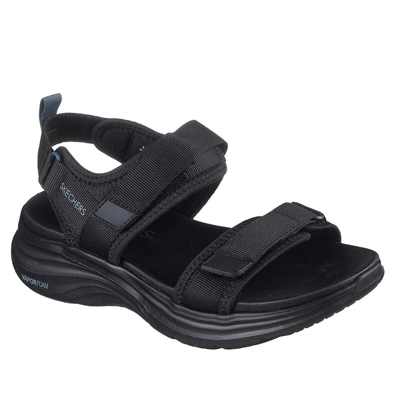 SKECHERS Dame Vapor Foam Sandaler Sort