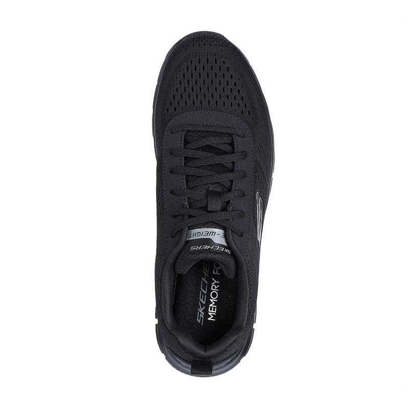SKECHERS Heren Track Leshur Sneakers Zwart