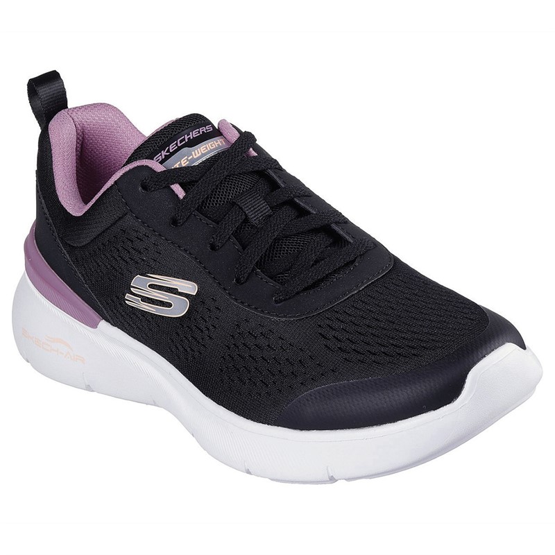 SKECHERS Dames Skech-Air Dynamight 2.0 New Heights Sneakers Zwart