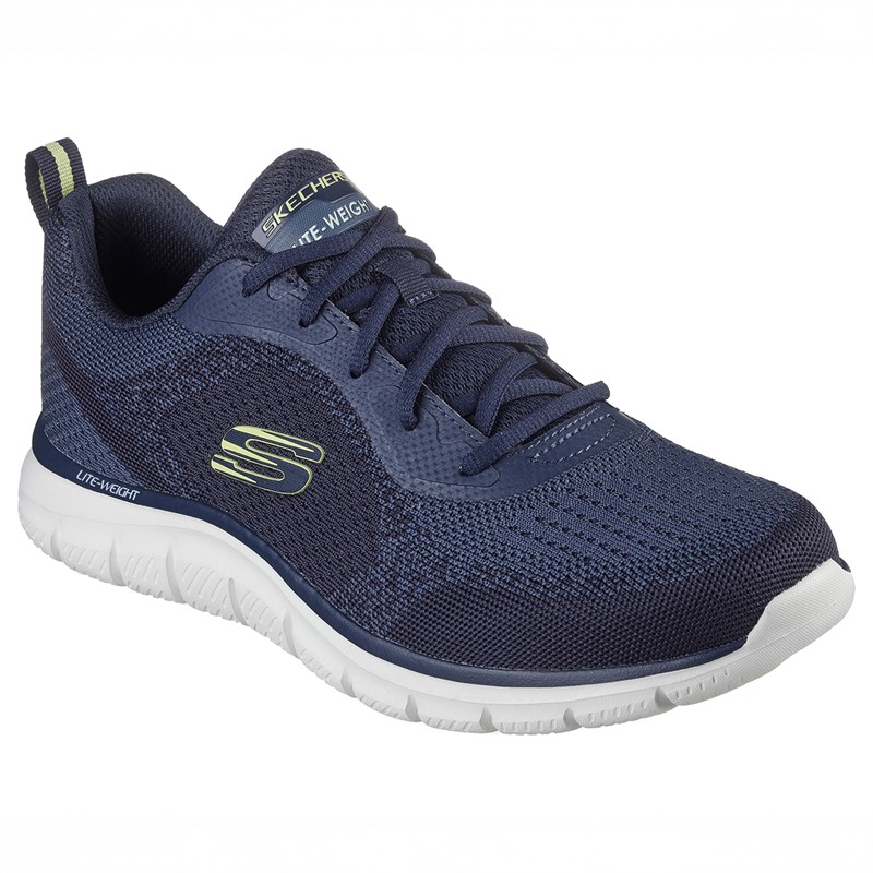 SKECHERS Herre Track Glendor Sneakers Navy
