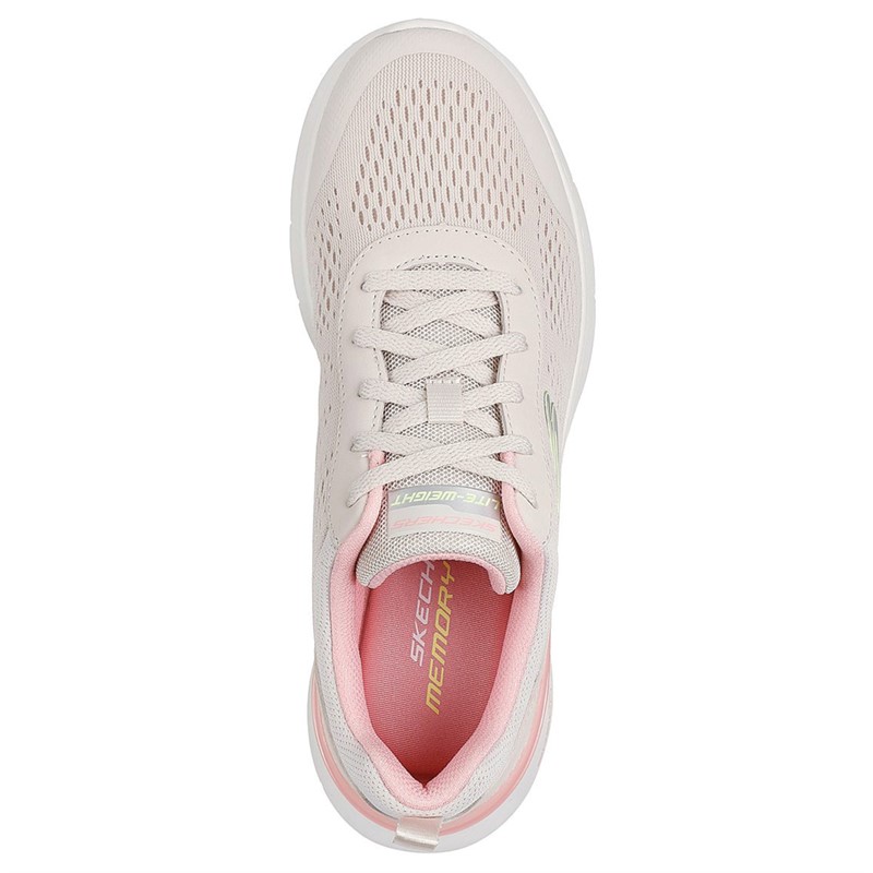 SKECHERS Dames Skech Air Dynamight 2. 0 New Heights Sneakers Natural