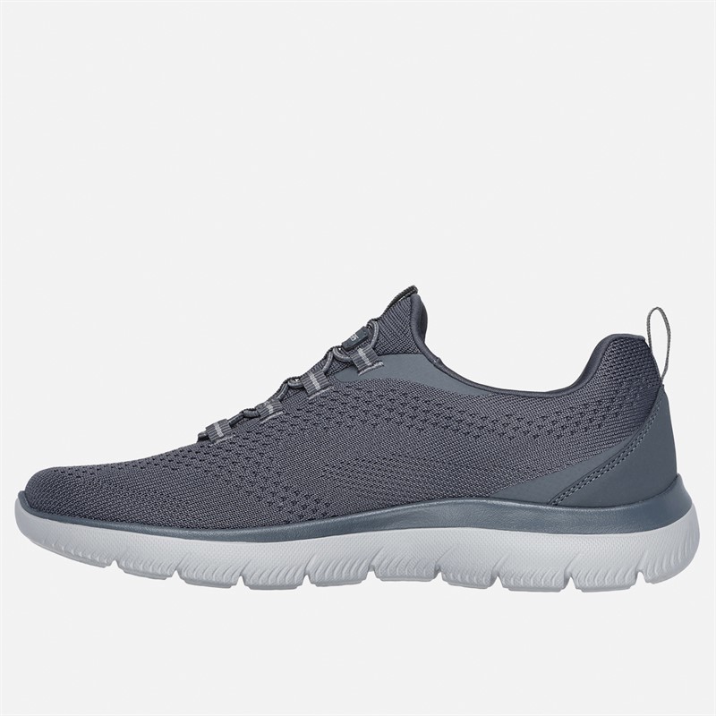 SKECHERS Mens Summits Tallo Trainers Charcoal