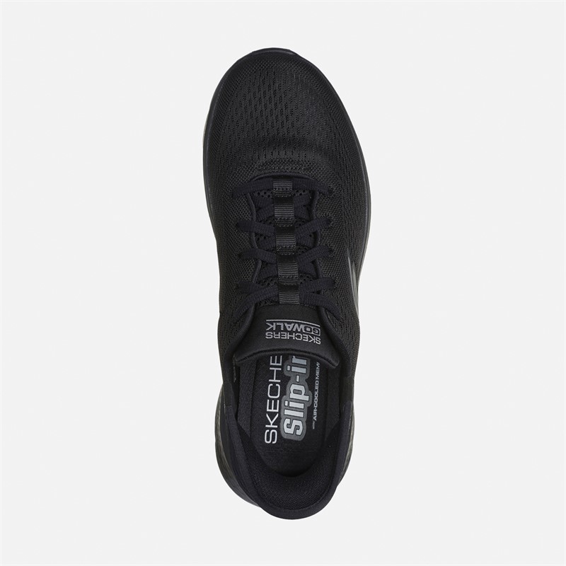 SKECHERS Mens Slip-Ins Go Walk Flex New World Trainers Black/Black