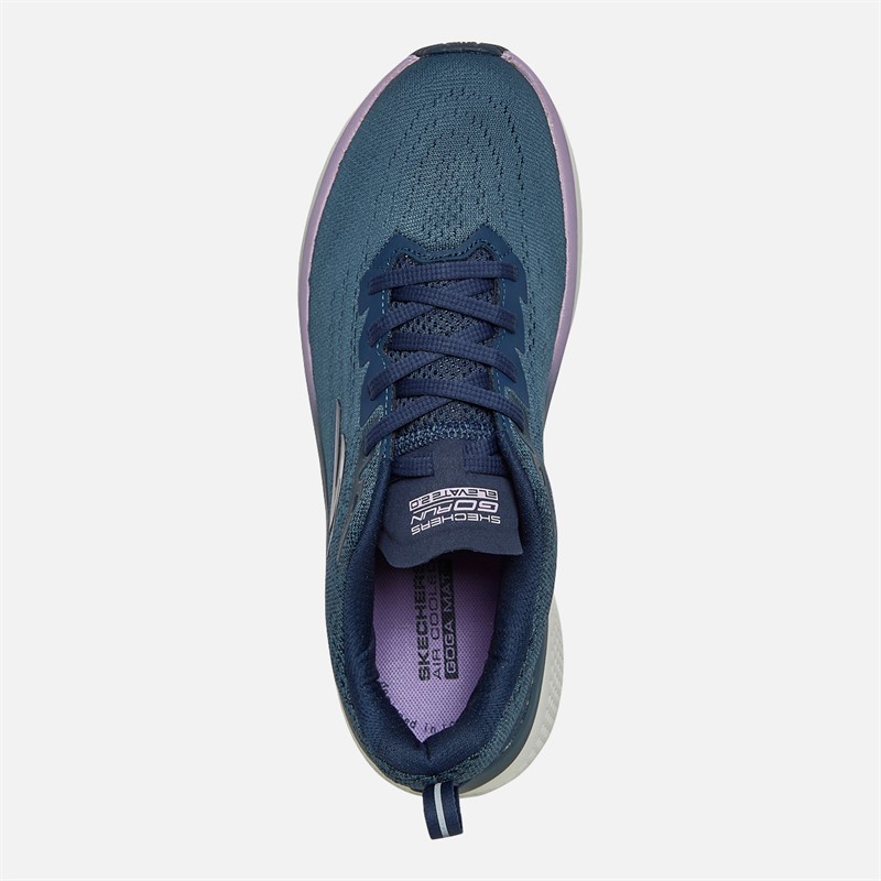 SKECHERS Womens Go Run Elevate 2.0 Neutral Running Shoes Navy/Lilac