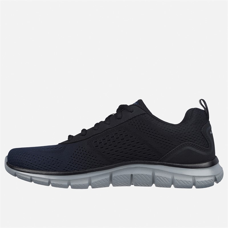 SKECHERS Mens Track Ripkent Trainers Navy/Black