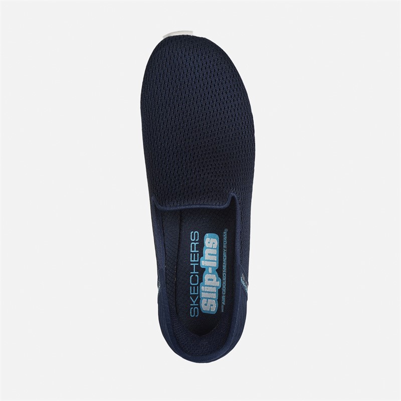 SKECHERS Womens Slip-Ins Go Walk Flex Relish Trainers Navy/White